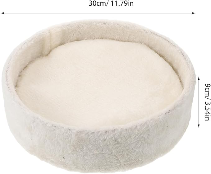 BETOOKY Cat Tree Tower Accessories Replacement - Round Top Pet Hammock Bed 11.8 x 11.8 - Washable Basket Cushion Bed for Cat Tree Tower Parts