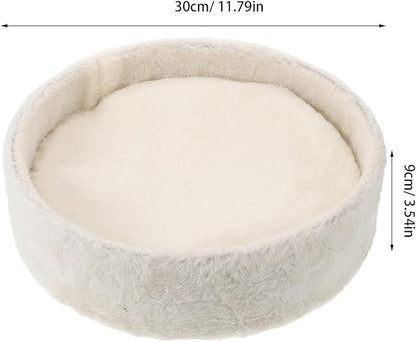 BETOOKY Cat Tree Tower Accessories Replacement - Round Top Pet Hammock Bed 11.8 x 11.8 - Washable Basket Cushion Bed for Cat Tree Tower Parts