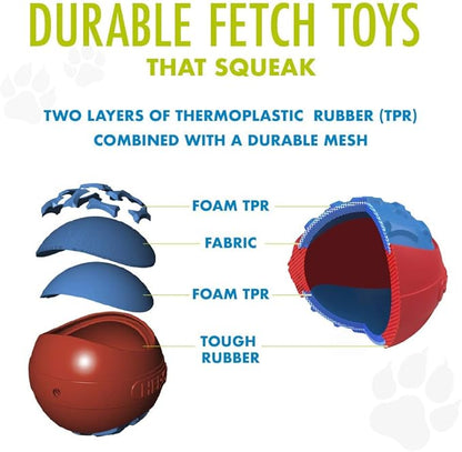 Hero Outer Armor, Fetch Dog Toy, Floats & Squeaks