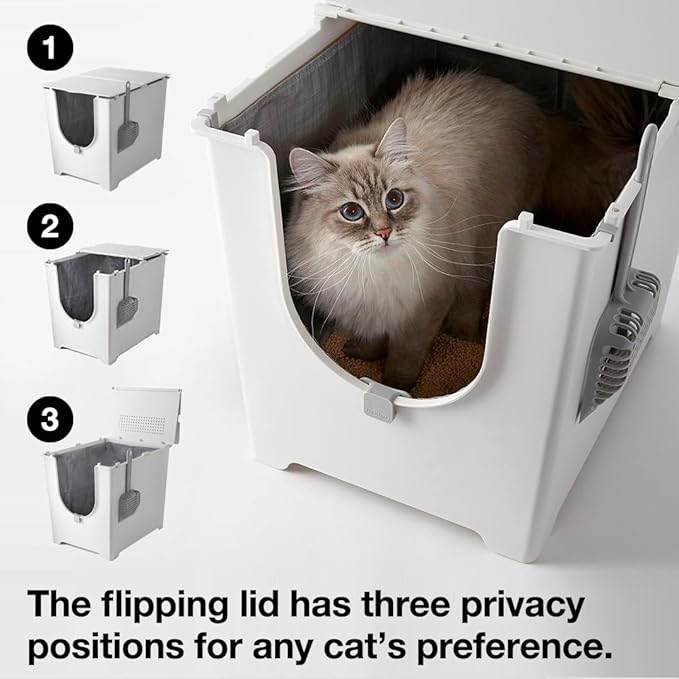 Modkat Flip Litter Box – Front-Entry Design with Integrated Liner System