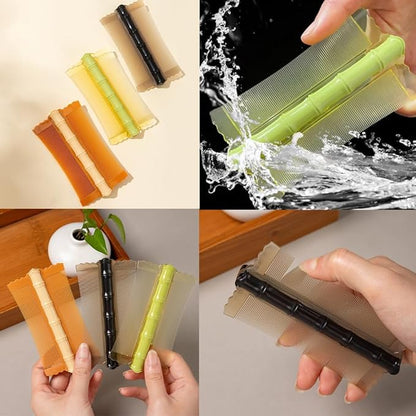 6 Pack Flea Lice Combs Double Sided Fine Tooth Pet Tear Stain Remover Combs Flea Combs Flea Removal Tool Pet Grooming Tool for Dog Cat Loose Fur Undercoat Dander Kitten Rabbit Guinea Pig Ferret