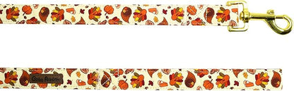 Dog Leash, Thanksgiving Day Holiday Turkey Print Boy/Girl Durable Strong Dog Leashes Heavy Duty Comfortable Padded Pet Leash for Small Medium Large Dogs