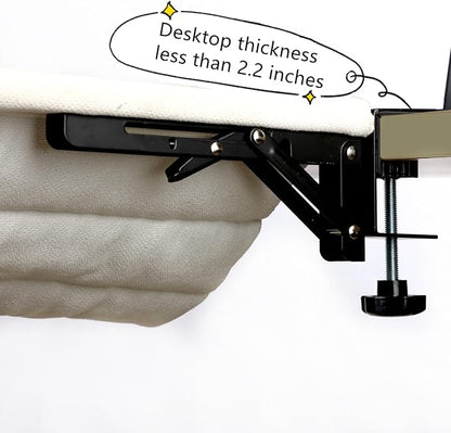 SHENGOCASE Foldable Desk Cat Hammock Perch Bed with Removable and Replaceable Pad,End Table Side Cat Bed Attachment Mount