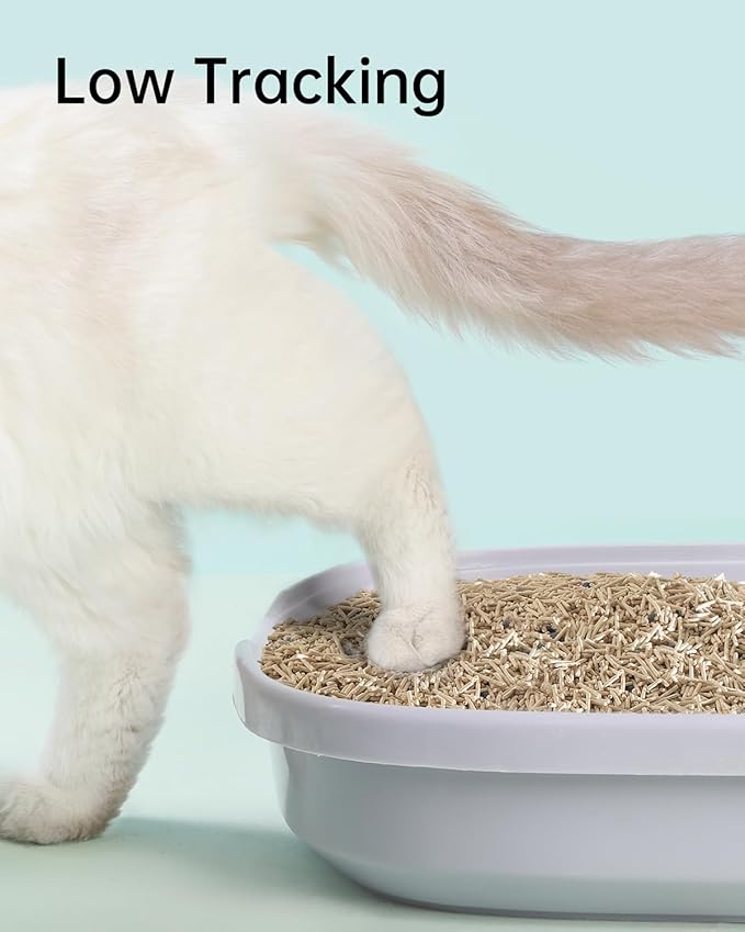 Mixed 4-in-1 Clumping Cat Litter 33 lb, Odor Control and Rapid Clumping, Water Absorbent and Flushable, Dust-Free, Multi-Cat, Bentonite Tofu Cat Litter, Jasmine Scent, 5.5lb/Pack