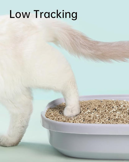 Mixed 4-in-1 Clumping Cat Litter 33 lb, Odor Control and Rapid Clumping, Water Absorbent and Flushable, Dust-Free, Multi-Cat, Bentonite Tofu Cat Litter, Jasmine Scent, 5.5lb/Pack