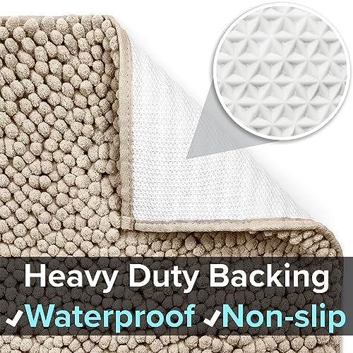 CatGuru Cat Litter Mat, Medium, Extra Large, XXL, Super Absorbent and Waterproof Litter Box Mat for Cats, Non Slip Trapping Mats, Machine Washable Kitty Trapping Pad, Cat Stuff (XL, Sand/Heavy-Duty) - Image 3