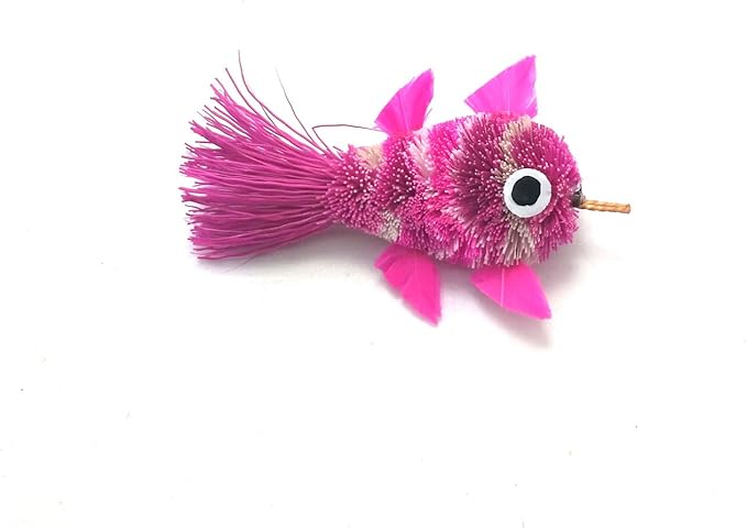 KatFly Teaser Wand Kit - 3 Mini Clownfish (Kit3) Cat Teaser Wand