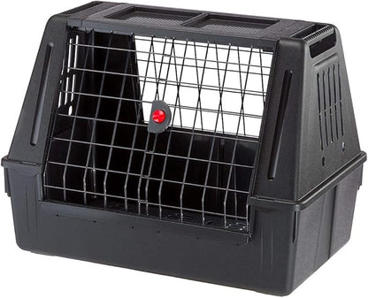 Ferplast – Atlas Car Scenic 80 – Dog Carrier – Maximum Visibility, Double Sliding Door, Draining Mat – 82 x 51 x 61 cm – Max 20 kg