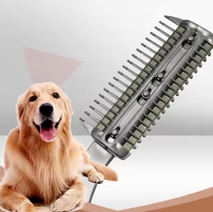 Pet Hair Thinning Comb Dog Hair Trimmer Cutter Comb with Extra Blade Dual-end Double-sided Dog Pet Grooming Tool