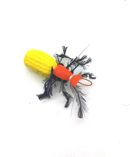 Cat Toy Teaser Wand - Beetle KatFlyTeaser Yellow