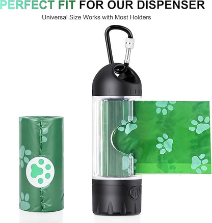 120Pcs Thick Dog Poop Bags Rolls, Leak-Proof Poop Bags for Dog and Cats Litter, 9x13 Inch Scented Pet Waste Bag for Small - Large Dogs Walking, Fits Most Doggie Bag Holder for Leash