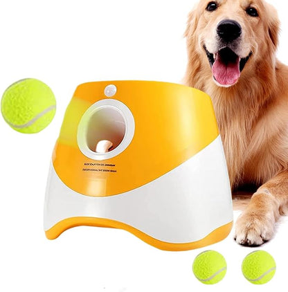 Genérico Dog Ball Thrower Machine | Interactive Pet Throwing Machine,Pet Interactive Ball ,for Outdoor House Family Play Exercise and
