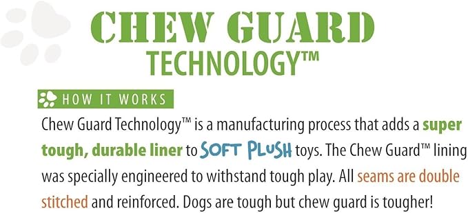 goDog Bubble Plush Dragons Squeaky Dog Toy, Chew Guard Technology - Lime, Large