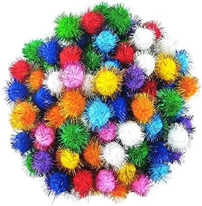 1.8Inch Assorted Color Flash Balls Cats Toy Balls for Cats Play 100 Pcs by BallHull