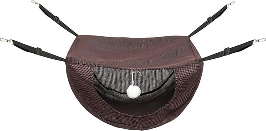 Cat Hammock Bed for Cats and Kittens Breathable Mesh Fabric Summer Cooling Pet Sleeping Bed Machine Washable Small Size Indoor Hanging