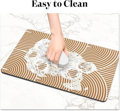 Dog Food Mats for Floors, Absorbent Dog Bowl Mat for Food and Water Dispenser Mat, Quick Dry Cat Food Mat Pet Supplies