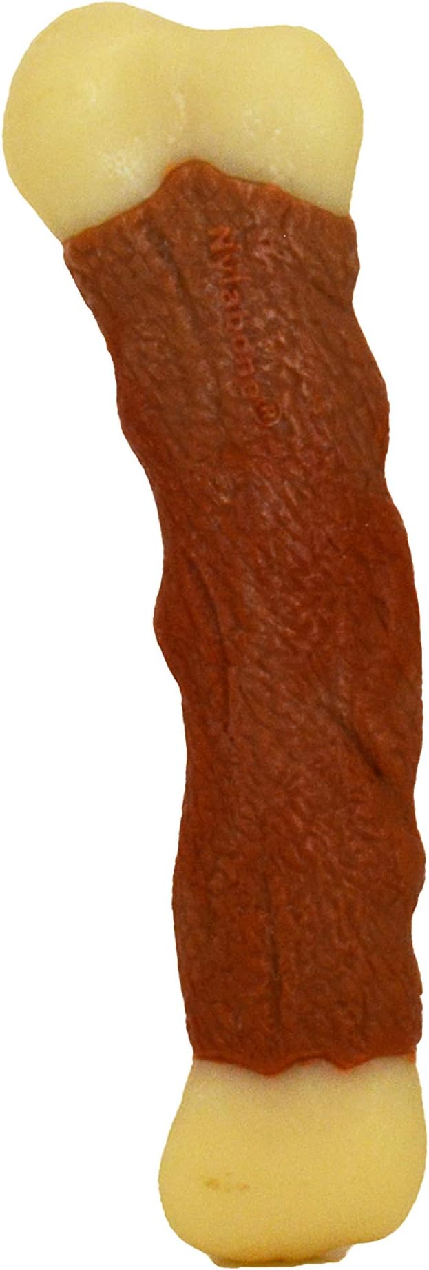 Nylabone Rib Bone Alternative Power Chew Toy for Dogs, Dog Toys for Aggressive Chewers, Beef Flavor, Large - Up to 50 lbs, 1 Count