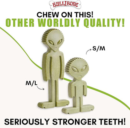 Bullibone Alien Bone: Chew Toy for Aggressive Chewers and Small Dogs (3 Pack)
