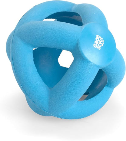 Good Scout Cage Ball Dog Toy for Tugging & Chewing, Best Dog Toy for Fetch, Aggressive Chew Toy for Puppies & Adult Dogs, No Stuffing Dog Toy for Medium & Large Dogs