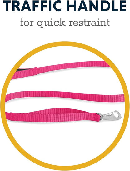Ruffwear, Front Range Dog Leash, 5 ft Lead with Padded Handle for Everyday Walking, Mountains Logo