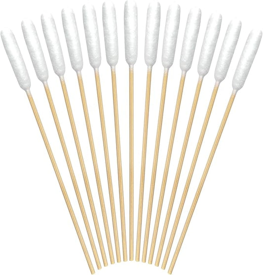eyxformula Dog Ear Cleaning Swabs - Professional 6-inch Bamboo Sticks Long Cotton Swabs with Extra-Long Cotton Tips - Ideal Solution for Dog Ear Cleaning, Itch Relief, Ear Infection Prevention