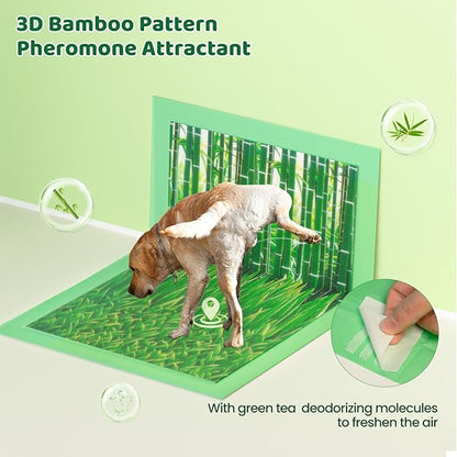 Puppy Pads XL 60 Count - 28"x34" Extra Large Pee Pads for Dogs Odor Blocking, Leak-Proof Potty Training Pad Super Absorbent, 6-Layer Leak-Bamboo Patterns Dog Pads
