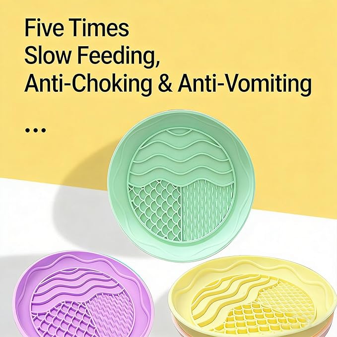 Fish Scale Patterned Licking Bowl