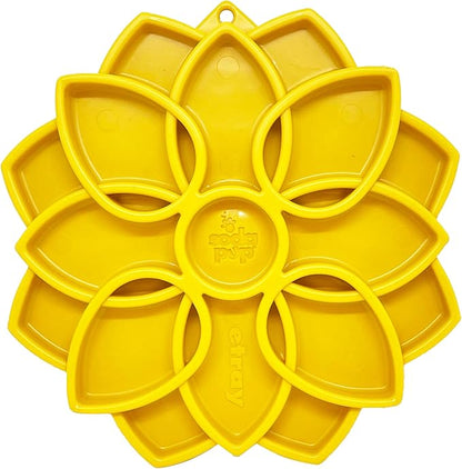 SodaPup Mandala eTray – Durable Slow Feeder Tray Made in USA from Non-Toxic, Pet-Safe, Food Safe Material for Mental Stimulation, Calming, Avoiding Overfeeding, Slow Eating, Healthy Digestion & More