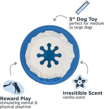 Tall Tails Natural Rubber Reward Interactive Dog Toy, Polar Freezable
