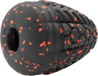 Chew King Supreme Durable Rubber Dog Toy for Aggressive Chewers, Treat-Dispensing Heavy-Duty Chew Toy with Safety Air Vent, Interactive Dog Toy for Training & Enrichment, Large 4.1" x 3.1"