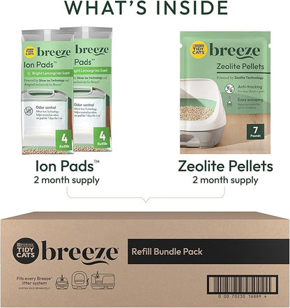 Purina Tidy Cats Breeze Litter System Cat Refill Bundle - 7.91 lb. Box