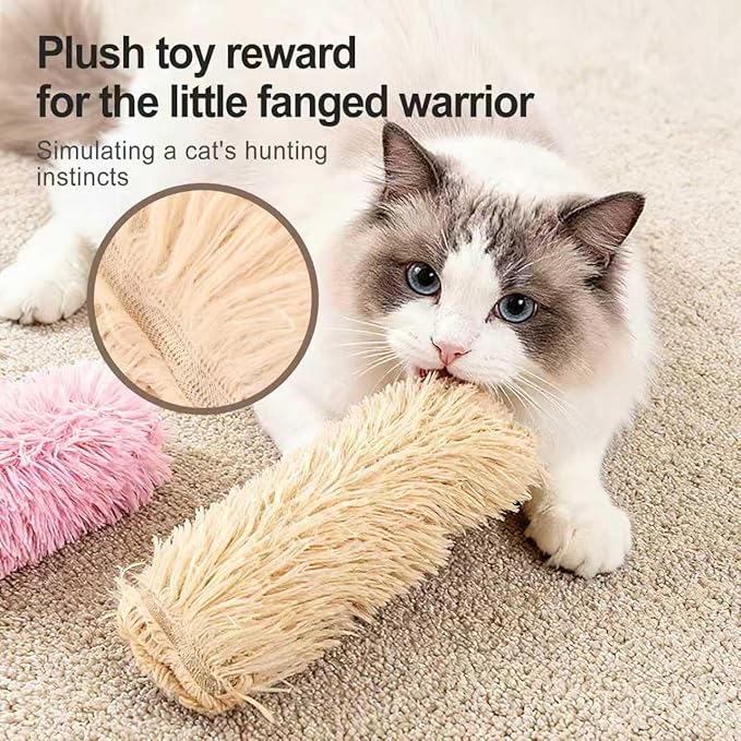 Cat Toys Pillows 6Pcs Catnip Kicker Toys for Cats Promotes Kitty Exercise