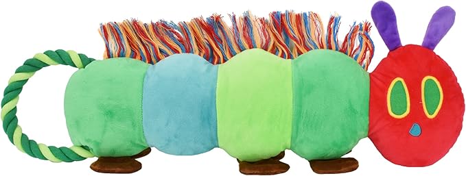 Multipet Eric Carle Very Hungry Caterpillar Rope Tug 24" Dog Toy