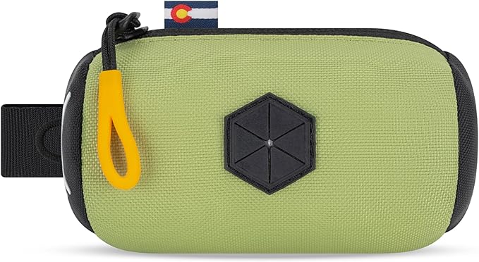 OllyDog Scoop Pick Up | Dog Poop Bag Holder | Lightweight & Water-Resistant Dispenser | Leash Attachment for Hands-Free Carry | Fits Standard Waste Bag Rolls (Palm)