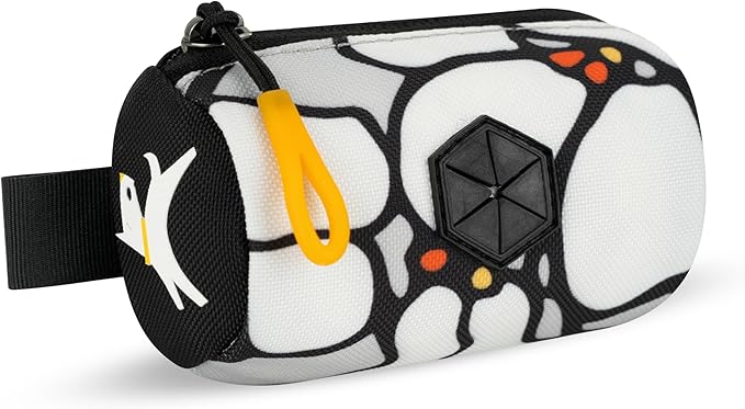 OllyDog Scoop Pick Up | Dog Poop Bag Holder | Lightweight & Water-Resistant Dispenser | Leash Attachment for Hands-Free Carry | Fits Standard Waste Bag Rolls (Magnolia)