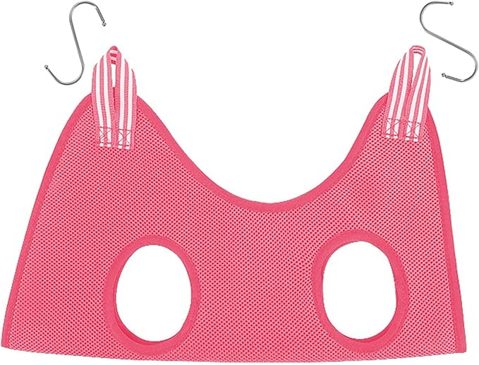 Pet Cat Grooming Hammock Restraint Bag Scratch Comfortable Breathable Hanging Lounger Puppy for Bath Nursing Nail Clip Trimming,