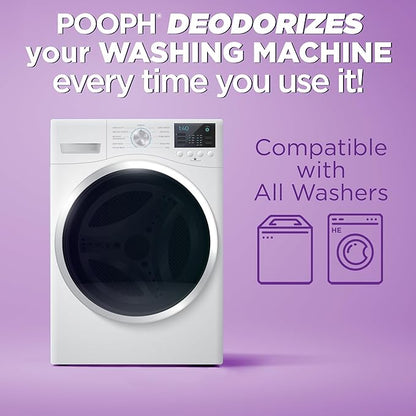 Pooph Laundry Additive 2 Pack 32oz Odor Eliminator for Clothes Pet Urine Smell Remover Fragrance Free Laundry Booster for Dogs Cats Sweat Smoke Odor