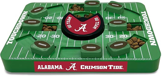 Pets First NCAA Alabama Large Puzzle Toy, Dog Puzzle Treat Toy, New Large Size, Interactive Dog Treat Toy, Dog Slow Feeding Toy