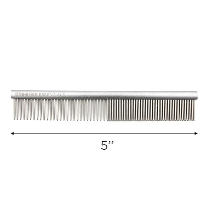 5" Face and Feet Comb - Finishing and Fluffing Comb - Perfect for Detail Work on Delicate Faces and Feet - Features Anti-Scratch Teeth