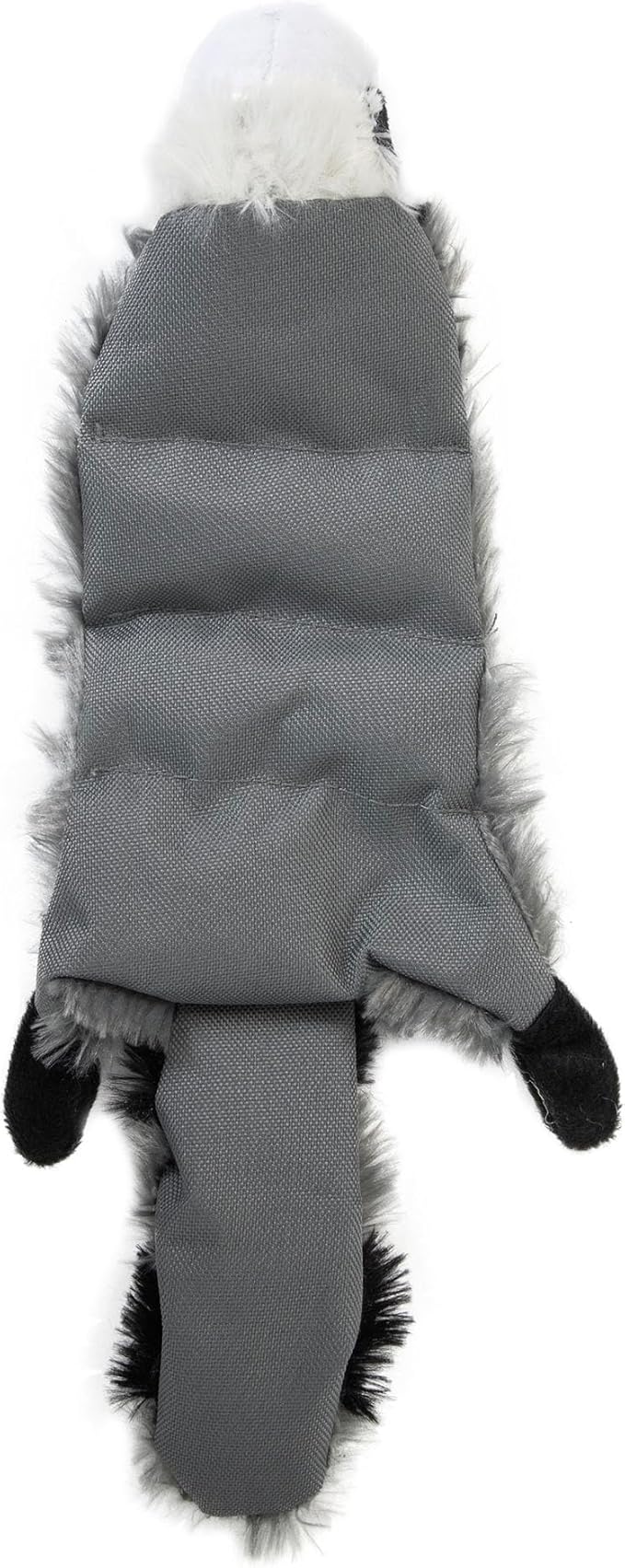 Hyper Pet Critter Skinz Super Squeaker Raccoon Stuffing Free Plush Soft Dog Toy, Large, Pack of 1