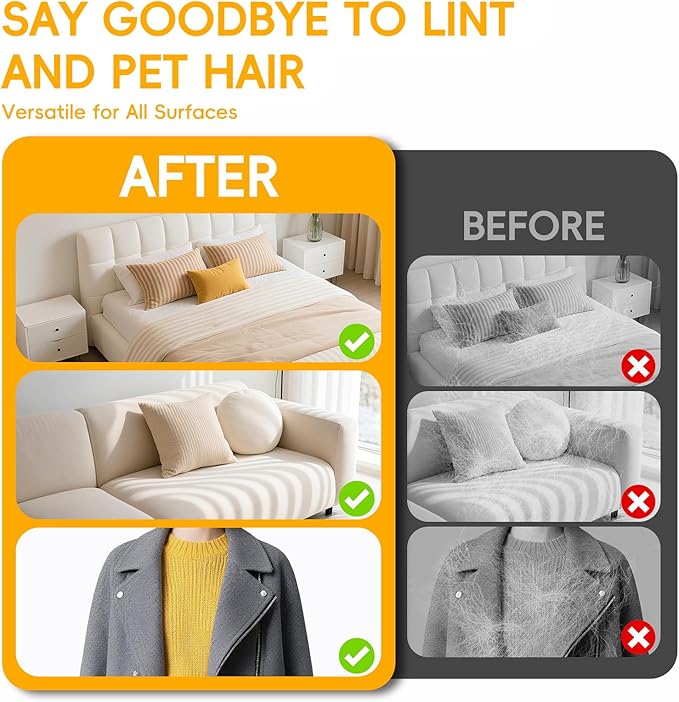 2 Pcs Pet Removal, Magic Brush Electrostatic Pet Remover, Reusable Dog Cat Fur Remover Mitt, Pet Grooming Cleaning, Pet Cleaner Removal Tool for Couch, Furniture