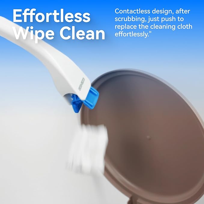 CATLINK Cleaning Brush Set for All Cat Litter Box, Including 8 Packs Replacement