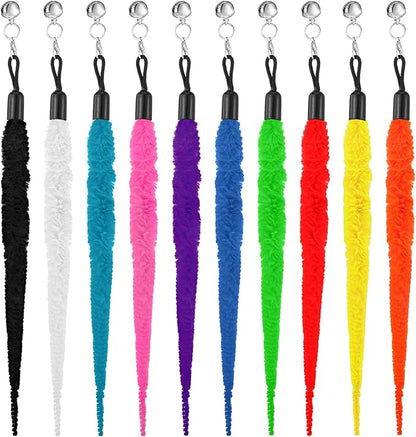 10 PCS Cat Toy Worm Refills, Soft Cat Worm Toys Interactive Cat Wand Replacement Feather Worm Teaser Refills Cats Kittens Toys for Indoor and Ourdoor Cats