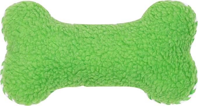 Lilly Pulitzer Dog Chew Toy, Bone Shaped Soft Plush with Fiber Fill, Double-Stitched Durability, Two-Way Squeaker, Embroidered Logo (Crazy Quilt Home)