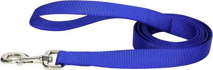 Coastal Pet Single-Ply Dog Leash - Sturdy Pet Leash - Comfortable & Stylish - Resists Fraying - Vibrant & Fade-Resistant Color - Blue, 1" x 4'