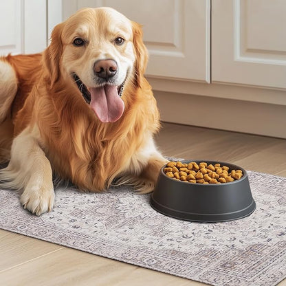 Dog Food Mat for Floors Waterproof Quick Dry Pet Placemat Cat Feeding Bowls Mats for Food and Water, Eco-Friendly Dog Accessories Diatomite Pets Supplies 12" X 20"