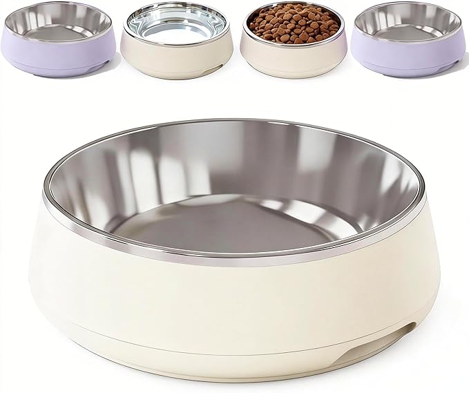 Stainless Steel Dog Bowls,32 oz. Dog Food Bowls,Insulated Dog Bowl,Non Slip,Dishwasher Safe