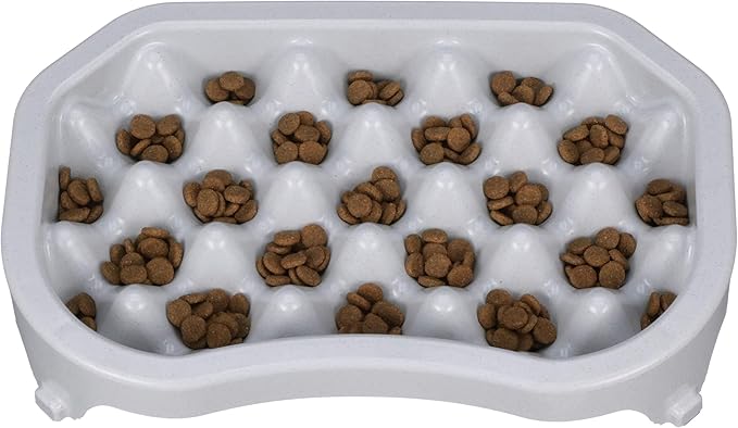 Neater Pet Brands Neater Slow Feeder Dog Bowls, Slows Down Fast Eaters to Help Digestion & Prevent Overeating, Non-Slip Dog Bowl, BPA-Free, Holds 6 Cups of Food for Medium to Large Breed Dogs or Puppy
