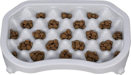 Neater Pet Brands Neater Slow Feeder Dog Bowls, Slows Down Fast Eaters to Help Digestion & Prevent Overeating, Non-Slip Dog Bowl, BPA-Free, Holds 6 Cups of Food for Medium to Large Breed Dogs or Puppy