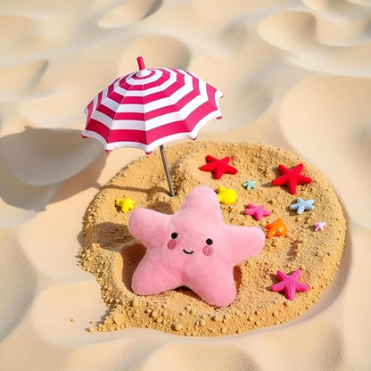 Pink Starfish Squeaky Dog Toy, Soft Plush Vocal Dog Plaything Pets Supplies Teddy Bichon, Squeaky Toys/Chew Toys for Medium Large Breed